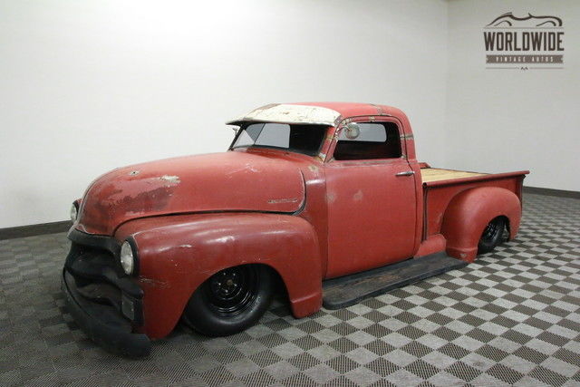 1954 red full air ride susp. 383 stroker v8!!