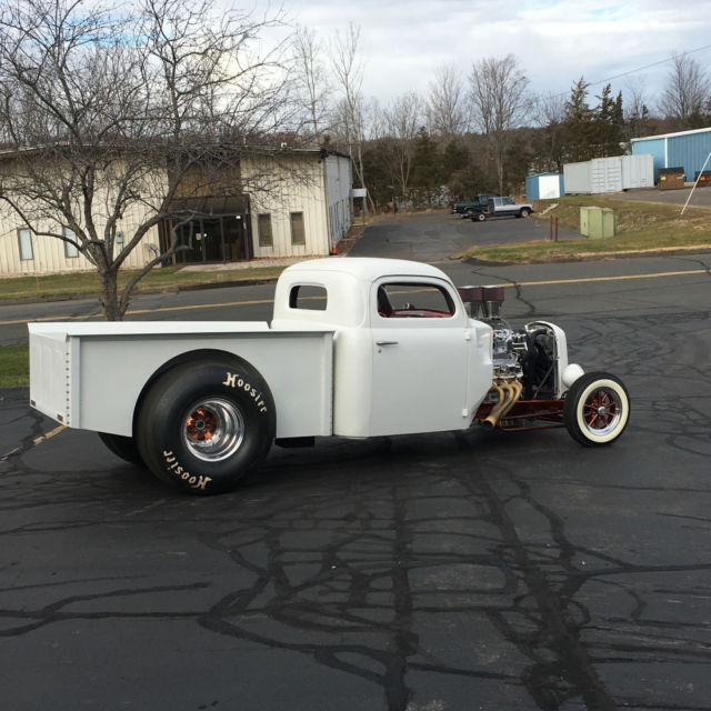 1949 ford hotrod ratrod streetrod chopped supercharged tubbed pickup truck