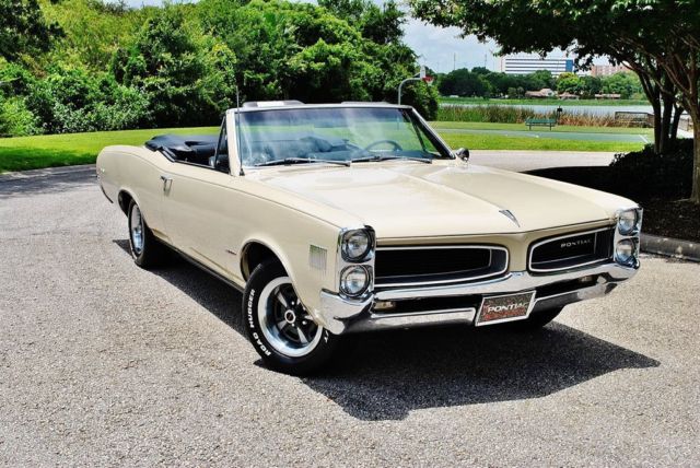 1966 pontiac lemans convertible 326 ho wow! very original w/ original documents!