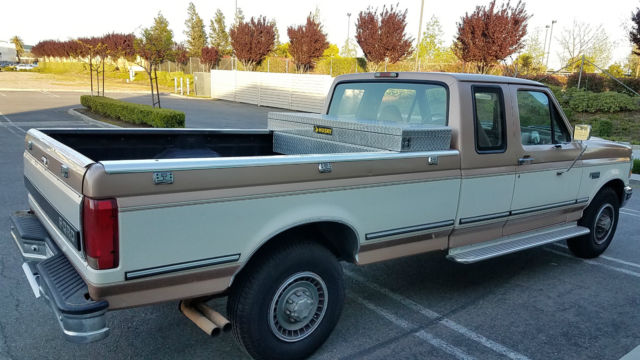 1994 ford f-250 xlt extended cab pickup 58k low miles california truck clean!