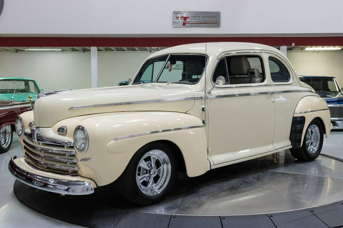 1946 ford super deluxe coupe 1947 1948 resto mod pro touring 1940 all steel ac