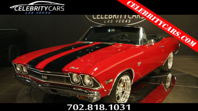 1968 chevrolet chevelle ss convertible 502 v8 4 speed custom 4000 miles red conv