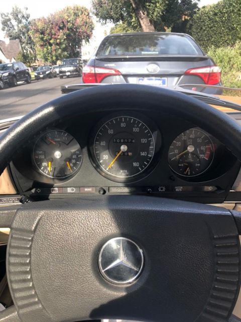 california 1976 mercedes benz 450 sl cayenne orange