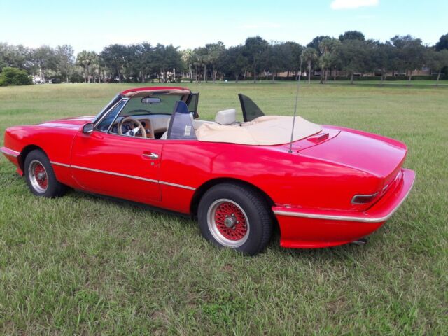 avanti 1987 red convertible