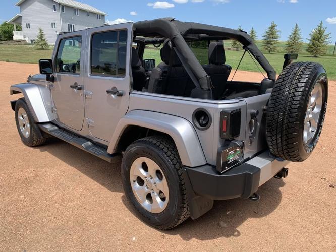 used 2014 jeep wrangler 4wd unlimited sahara center, nd 58530 for sale in center, north dakota