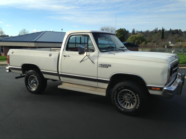 1987 dodge w150 short bed 4x4 1 owner rust free low miles