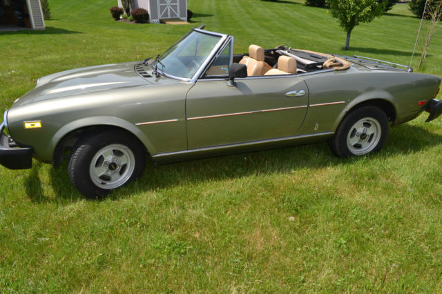 1981 fiat 2000 124 spider