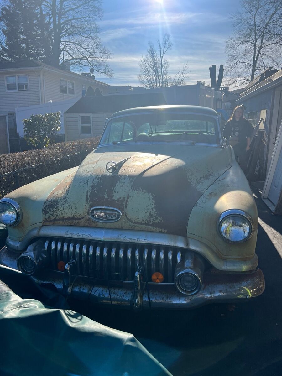 1952 buick super white rwd automatic
