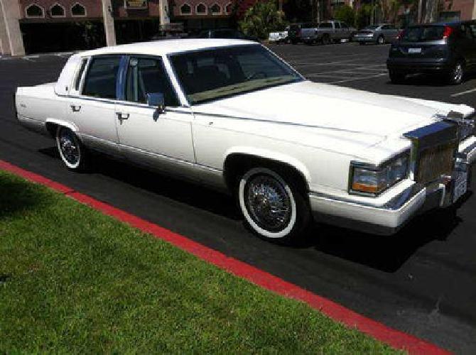rare last year 1992 cadillac fleetwood brougham d'elegance low miles in los angeles, ca