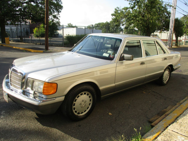 mercedes benz 300 sel 4 door sedan silver 49 k miles