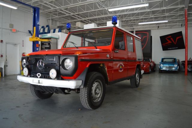1980 mercedes-benz g230 red great deal!