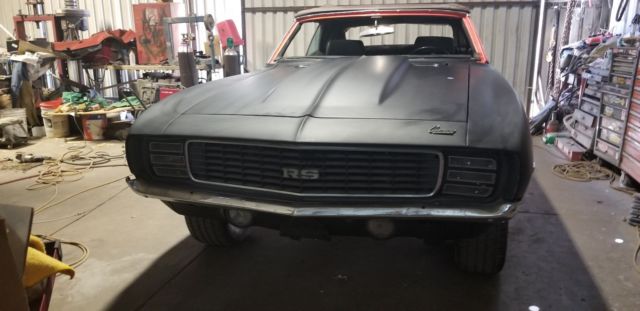 1969 chevy camaro rs convertible factory ac and power windows + more rust free