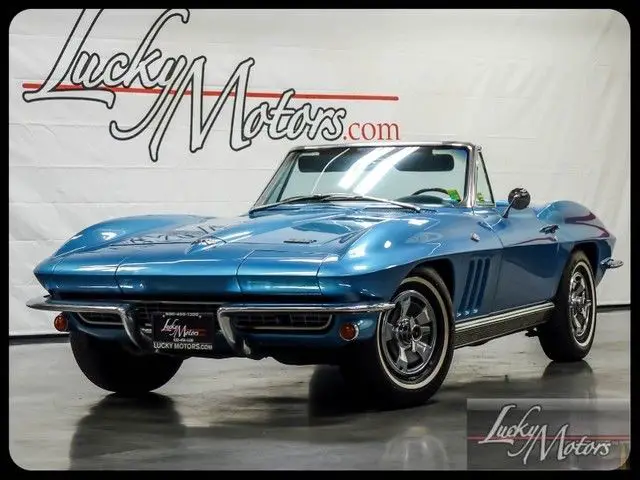 1966 chevrolet corvette sting ray convertible numbers matching