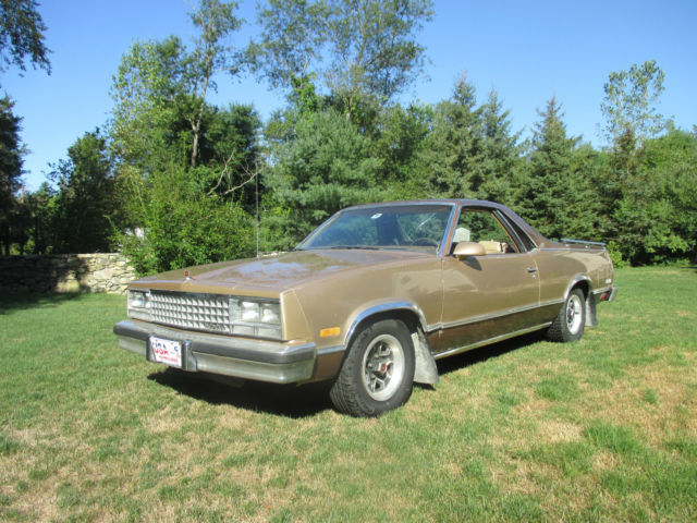 el camino 1987 conquista, all original, rust free