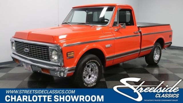1972 chevrolet c10 cheyenne super pickup truck 350 v8 4 speed manual classic vin