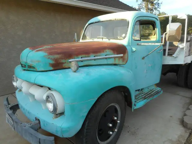 1951 ford f5 dump bed truck