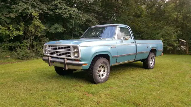 1979 dodge power wagon adventure se 4x4 truck warlock lil red express w150