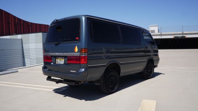 1991 toyota hiace van blue rwd automatic super custom
