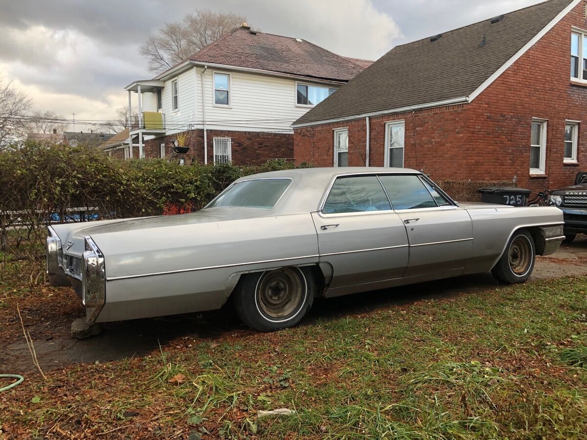 1965 cadillac deville sedan grey rwd automatic