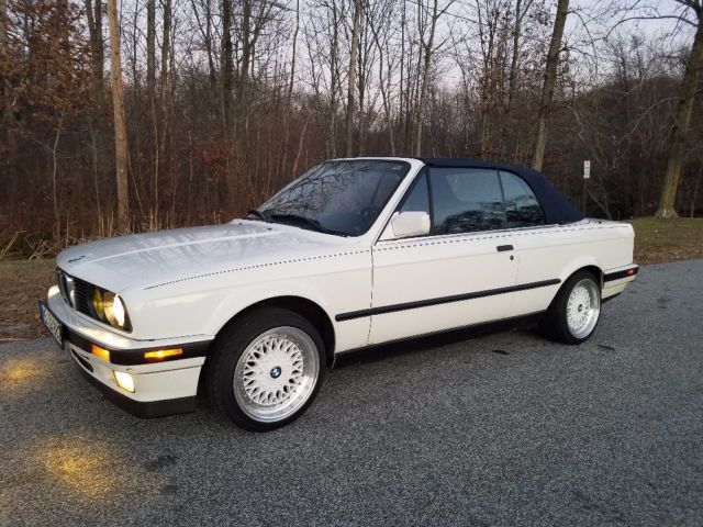 1991 bmw 325i convertible e30 * very clean-low miles, drive it home - no reserve
