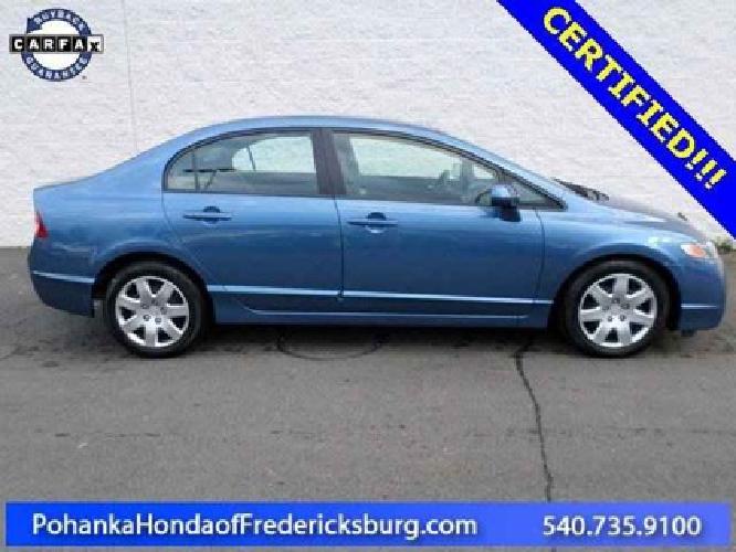 2011 honda civic sdn lx in fredericksburg, va