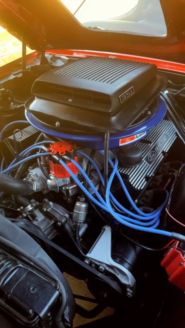 1969 ford mustang convertible original candy apple red 351w, auto, shaker hood