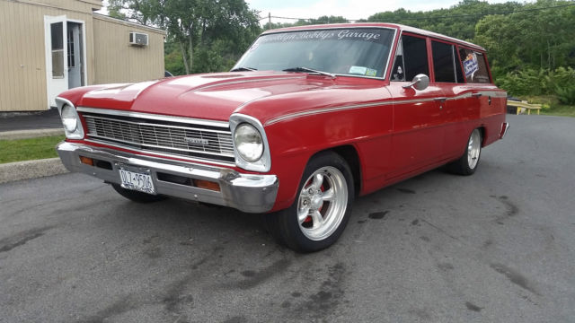 1966 chevy nova wagon. rare. great driver. sweet classic. nice hot rod!