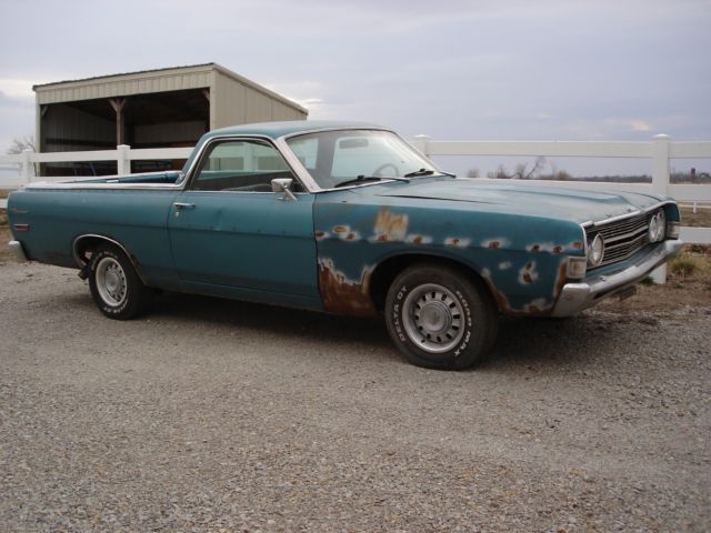 1968 ford ranchero 500 "s" code factory 390 v-8