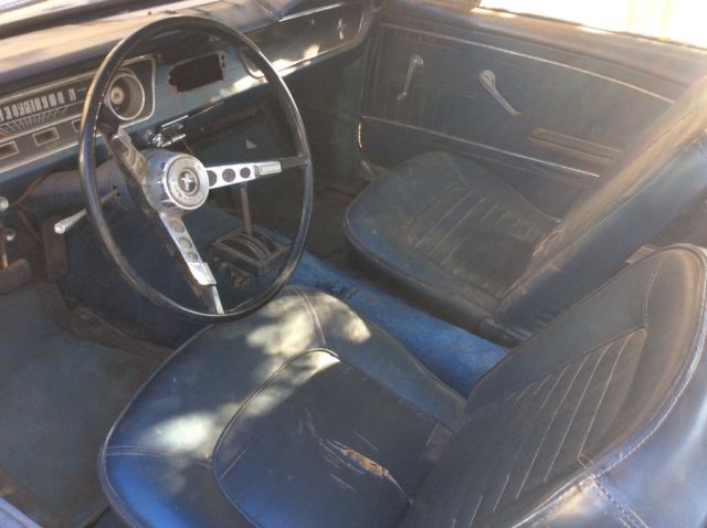 1965 ford mustang coupe with matching vin numbers