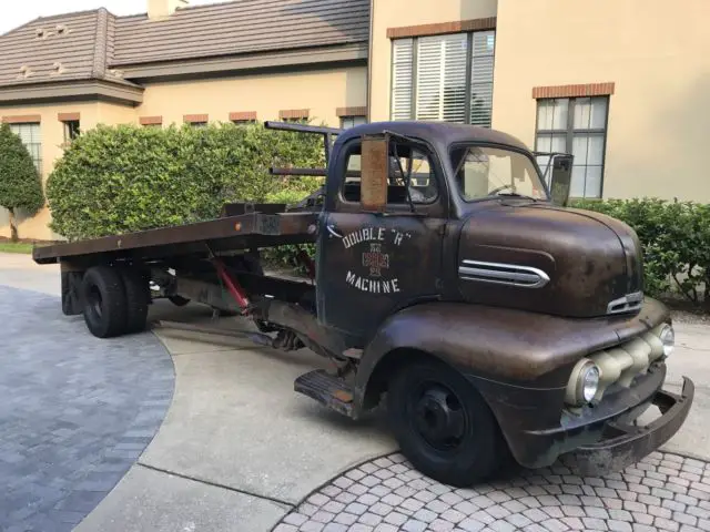 1951 ford f5 cabover coe pickup truck tilt bed hauler