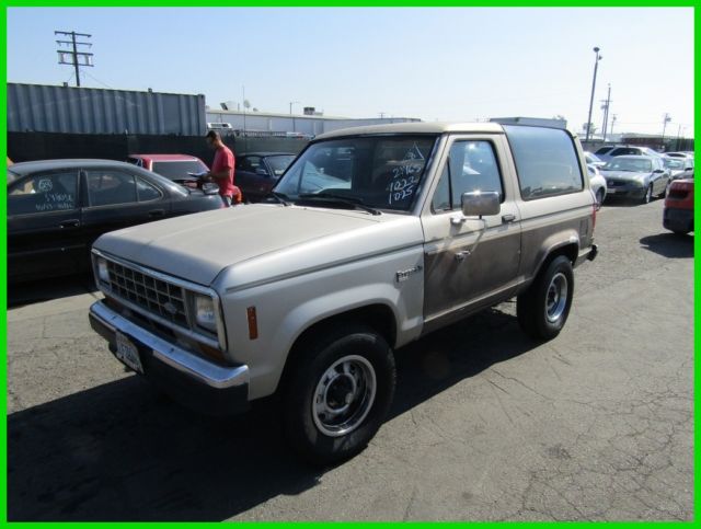 1987 ford bronco xlt used 2.9l v6 12v automatic no reserve