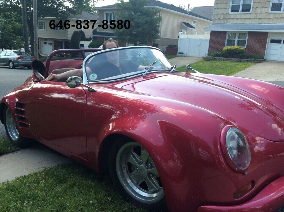 1955 porsche 356 cabriolet raspberry