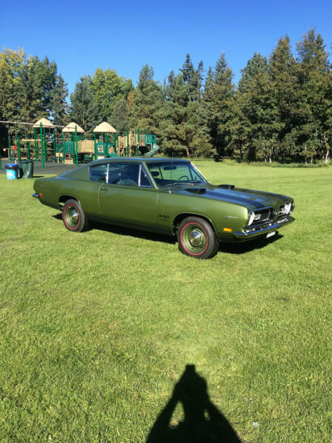 1969 barracuda m code 440 fast back
