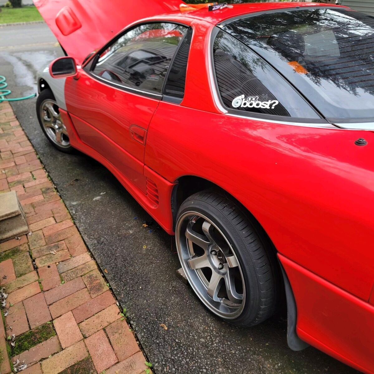 1993 mitsubishi 3000 gt red vr4