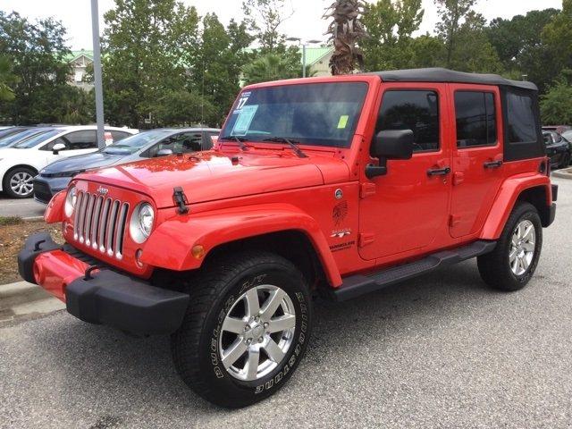 used 2017 jeep wrangler unlimited sahara charleston, sc 29414 for sale in charleston, south carolina