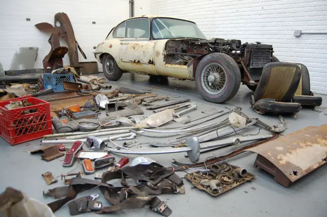 1970 jaguar xke e-type series 2 2+2 coupe automatic project needs restoration