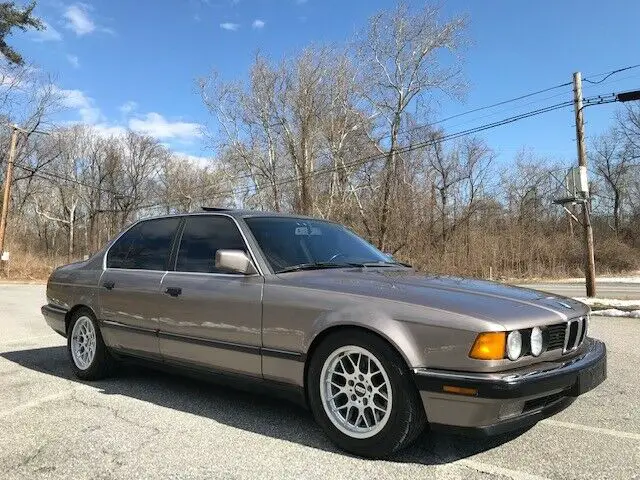 1988 bmw e32 735i with bbs wheels, h&r bilstein shocks sport