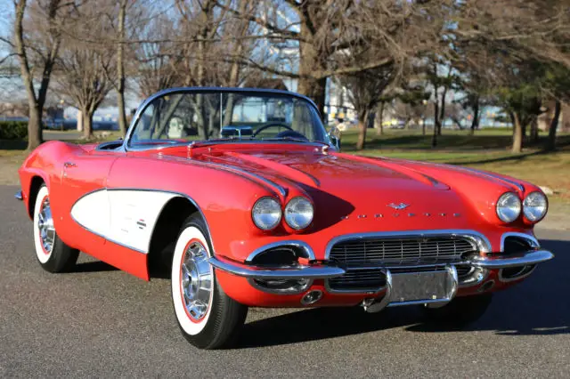 1961 chevrolet corvette c1 convertible 270hp 4-speed #'s matching survivor mint