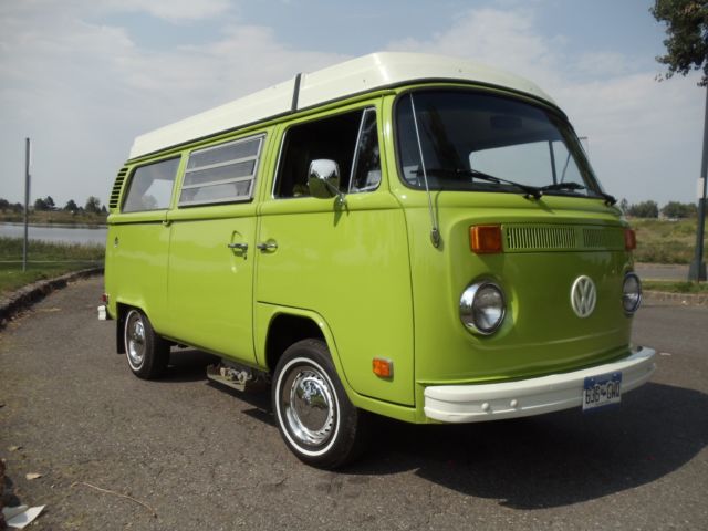 1977 volkswagen (vw) bus westfalia camper