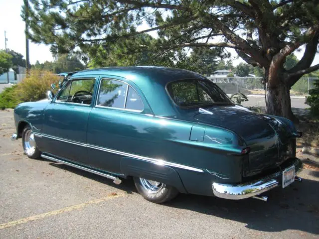 cool custom 1950 ford with great running flathead v8