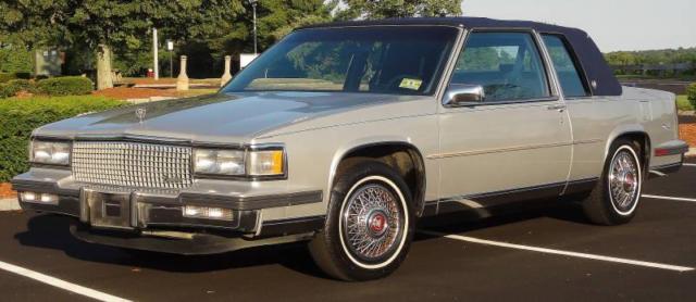 1987 cadillac coupe deville roadster silver low miles beautiful l@@k nr!!!!