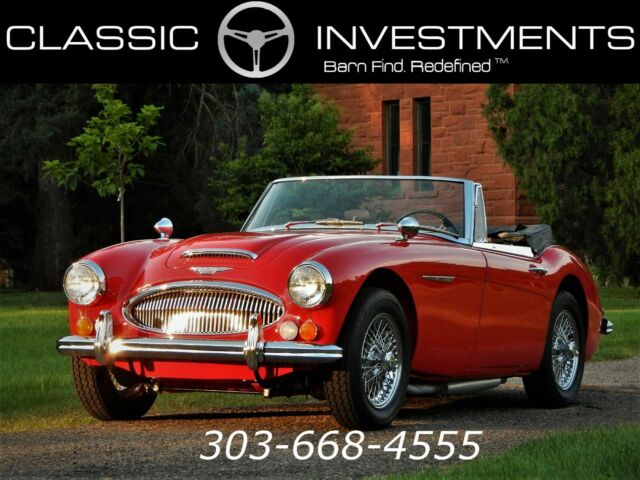 freshly restored 1967 austin healey 3000 bj8
