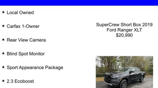 2019 Ford Ranger (North America)