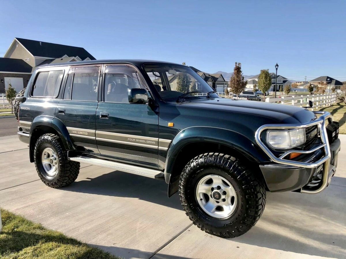 1980 toyota land cruiser suv green 4wd automatic vx limited