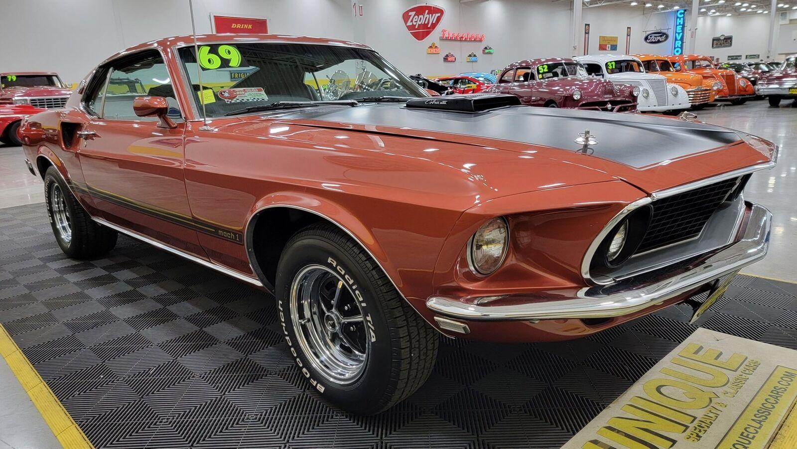 1969 ford mustang mach 1 r code 428 cobra jet v8