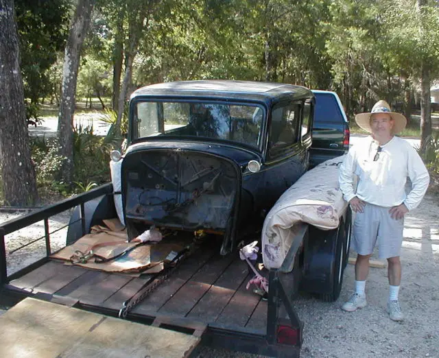 nice original 1932 ford sedan body fenders hood grill flagler beach florida