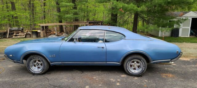 1969 oldsmobile cutlass supreme classic blue rwd automatic