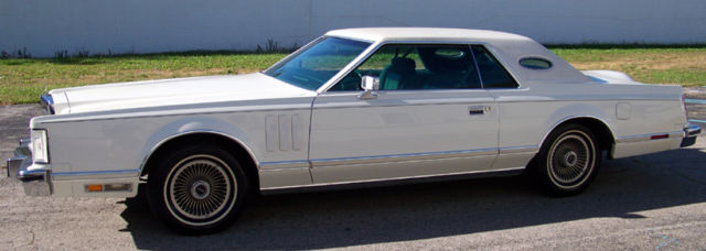 one owner 1977 mark v w/ green crushed velour interior, 55,000 miles, runs well
