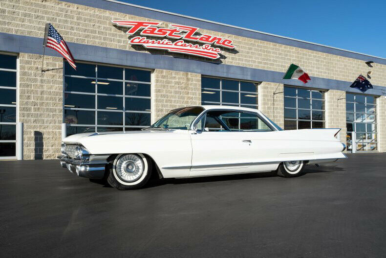 1961 cadillac coupe deville bubbletop custom lowered factory air conditioning