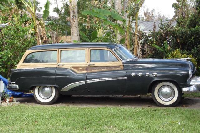1952 buick roadmaster "woody" estate wagon one owner 100% original big as a limo